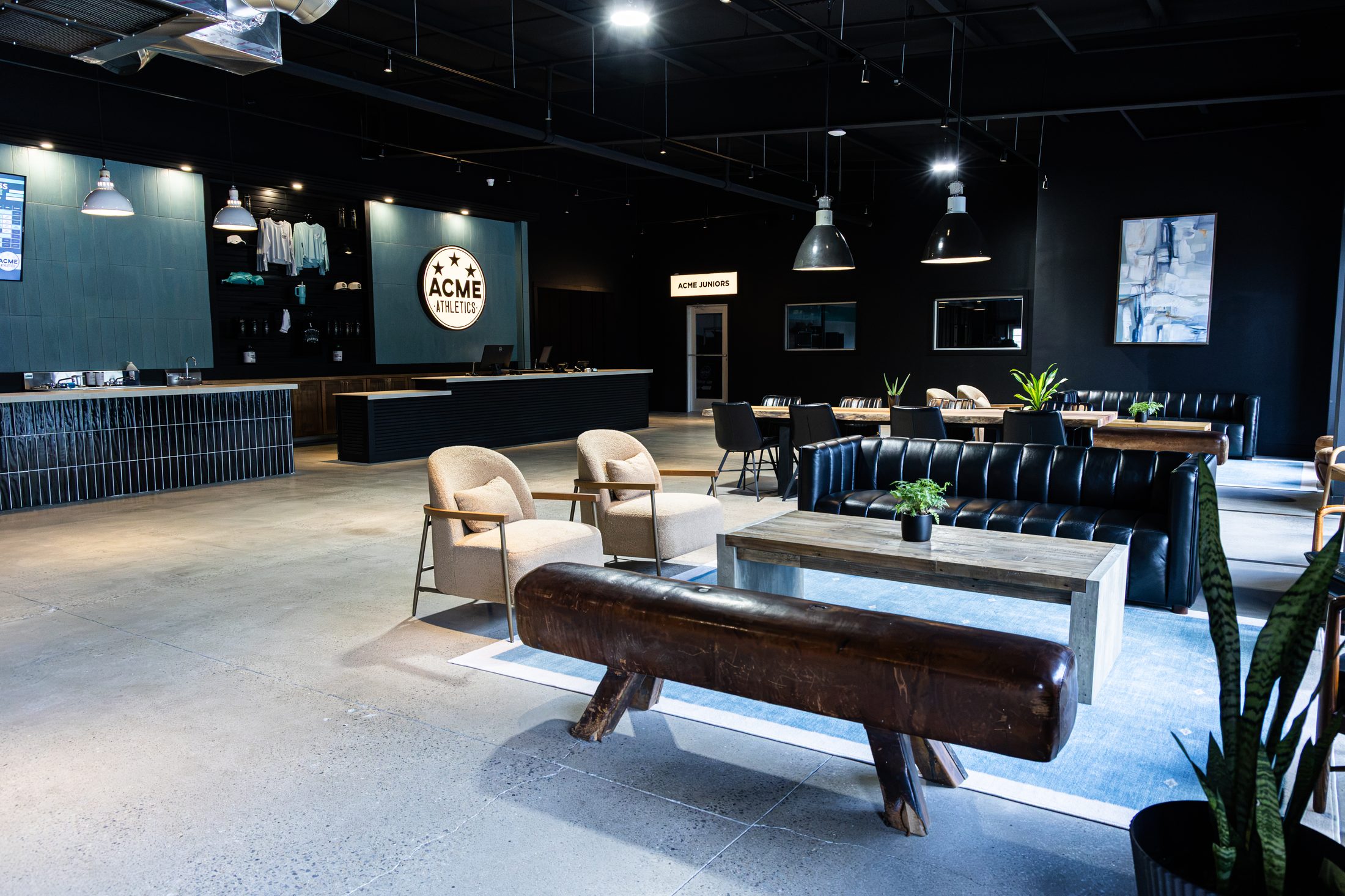 The ACME Athletics lobby