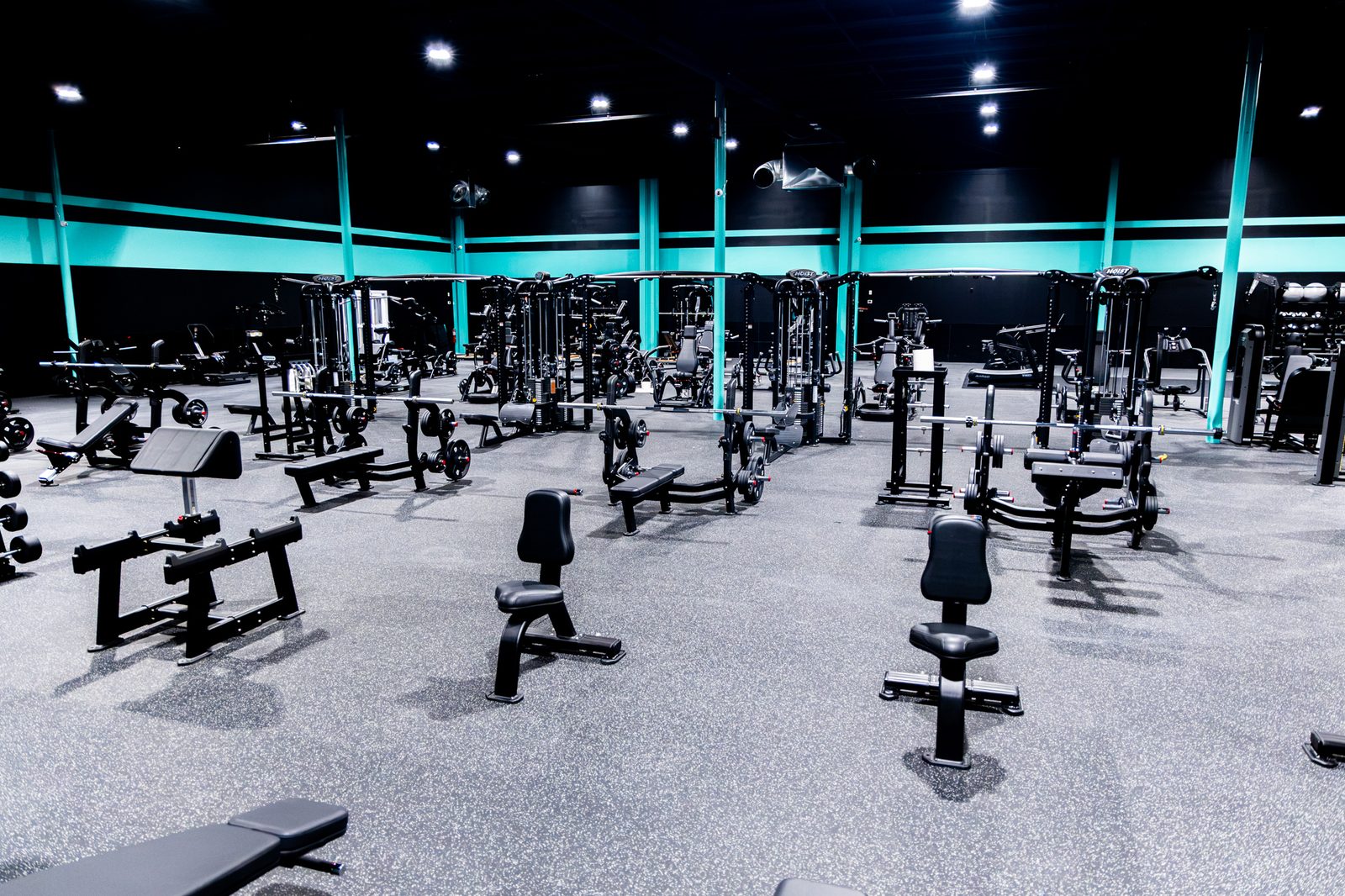 The training floor